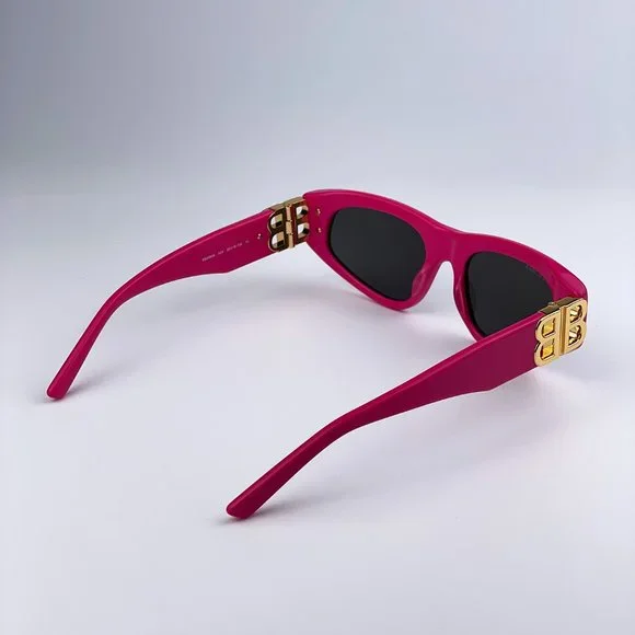 Balenciaga BB0095S 006 BRAND NEW Sunglasses Pink Gold Logo  display picture 2